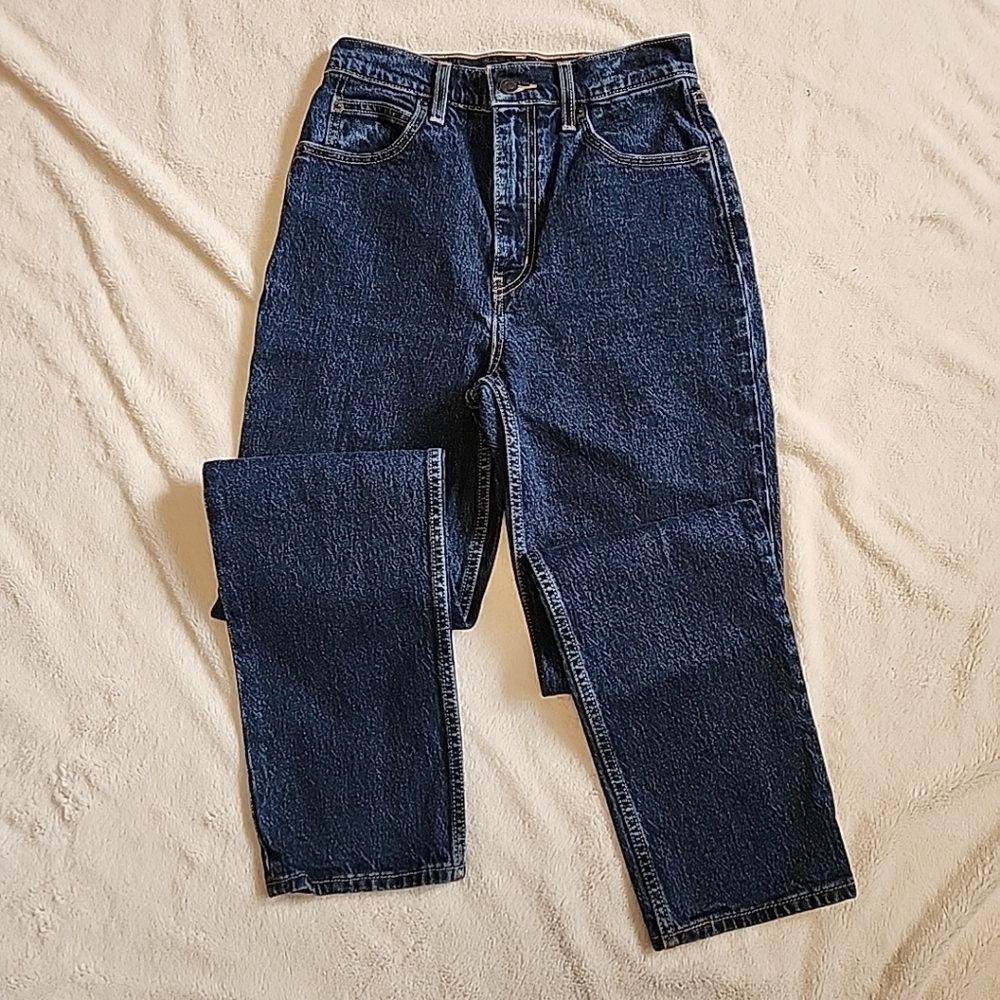 Levi's Premium 70's High Slim Straight Jeans Denim Sonoma Stonewash Size 26